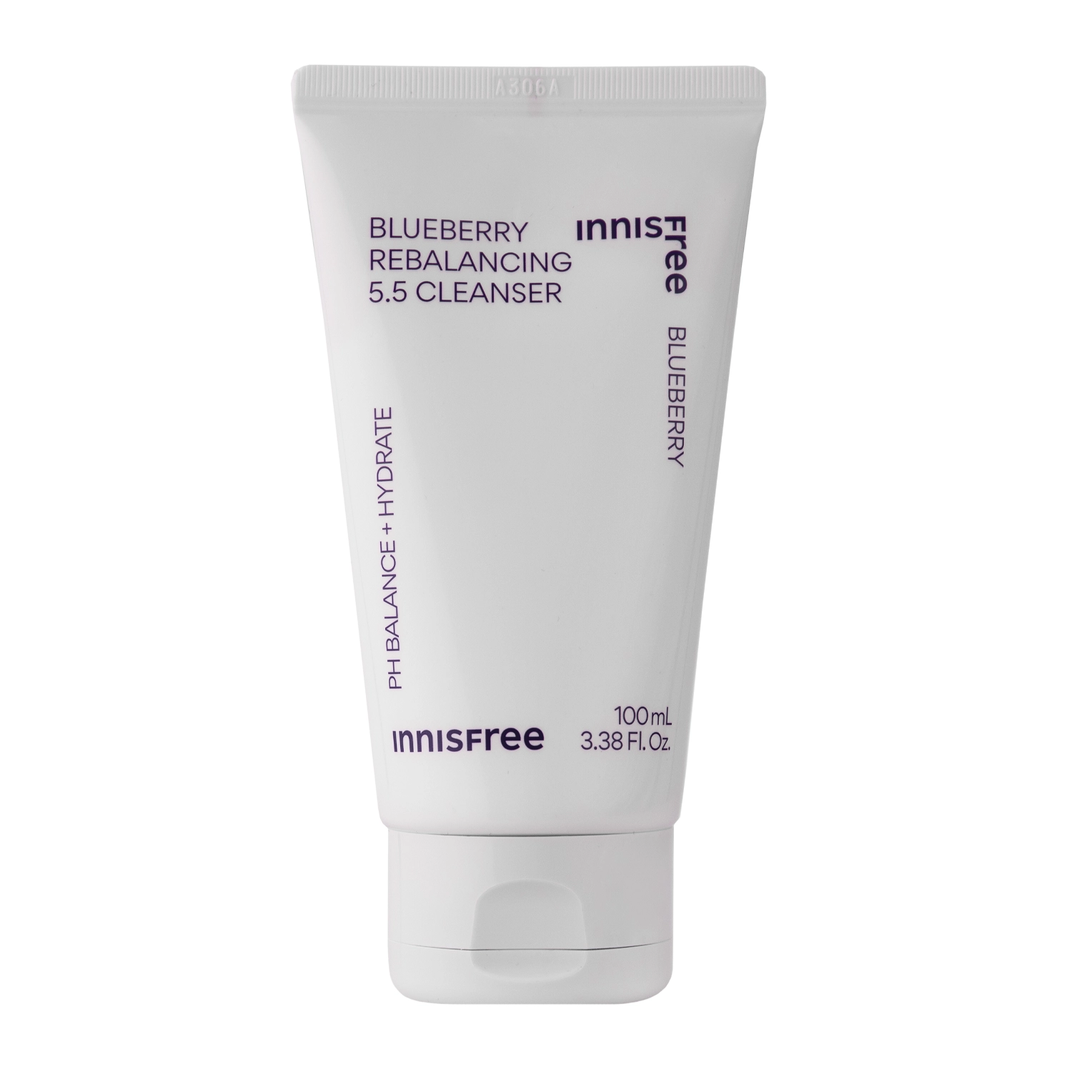 Innisfree - Очищаюча пінка для обличчя з екстрактом чорниці - Blueberry Rebalancing 5.5 Cleanser - 100ml