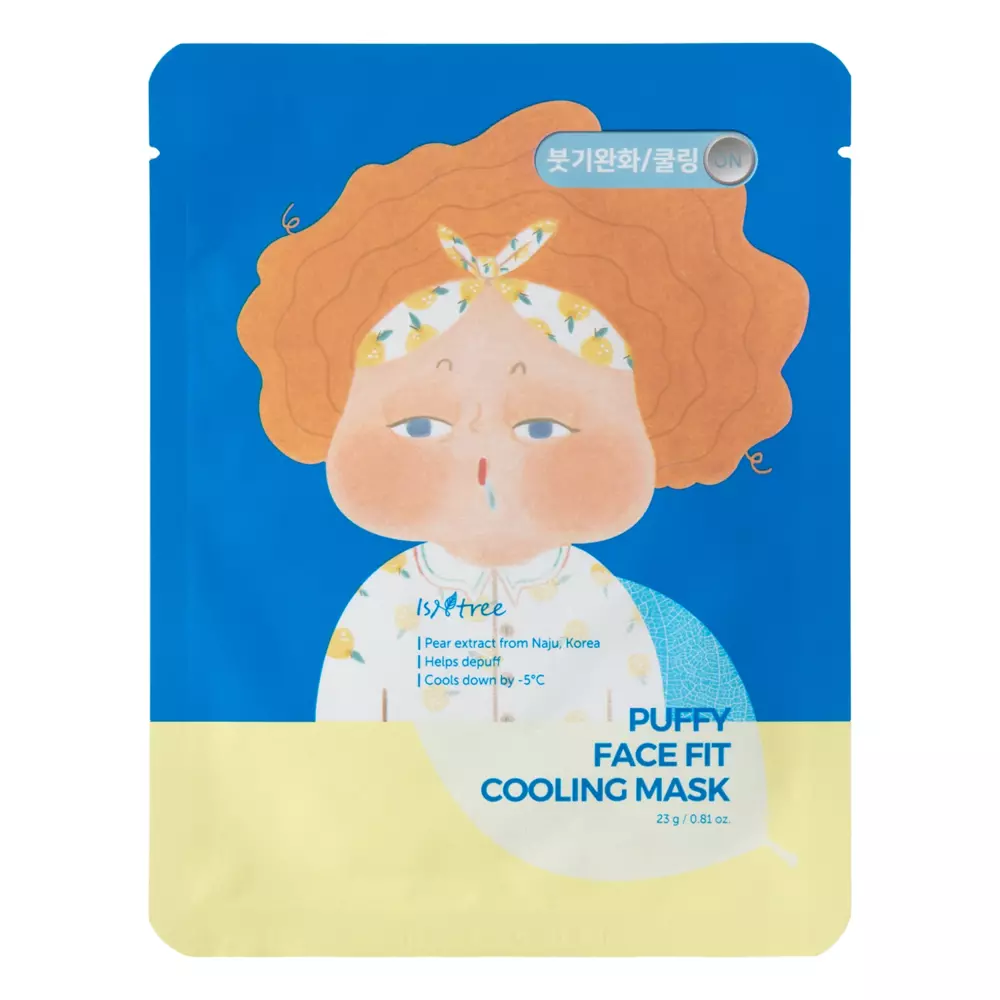 Isntree - Охолоджувальна тканинна маска - Puffy Face Fit Cooling Mask - 23g