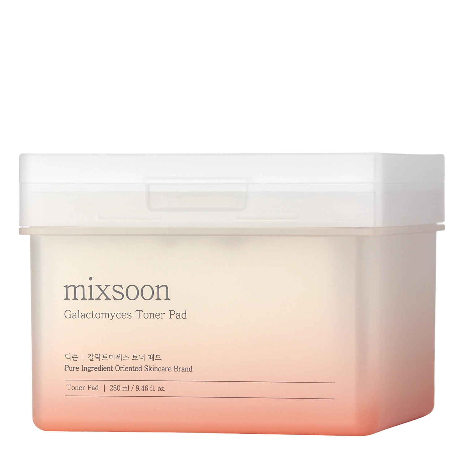 Mixsoon - Galactomyces Toner Pad - Освітлювальні педи для обличчя з ферментами - 60шт.