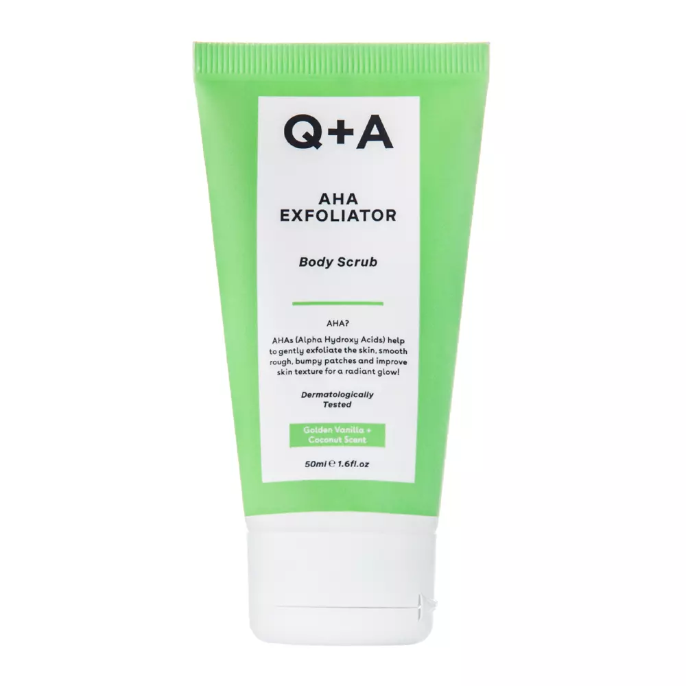 Q+A - AHA Exfoliator Body Scrub - Скраб для тіла з АНА-кислотами - 50ml