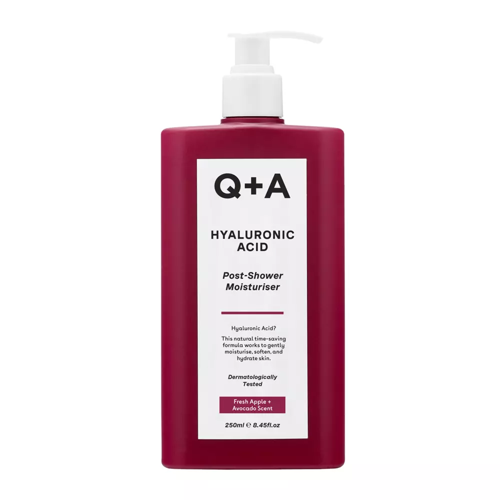 Q+A - Hyaluronic Acid Wet Skin Moisturiser - Зволожувальний крем для тіла з гіалуроновою кислотою - 250ml