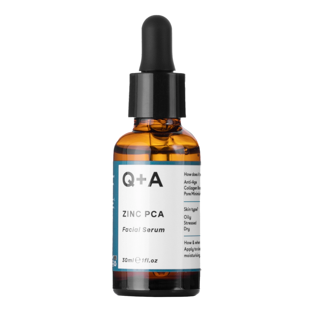 Q+A - Регенеруюча сироватка для обличчя з цинком PCA - Zinc PCA - Facial Serum - 30ml