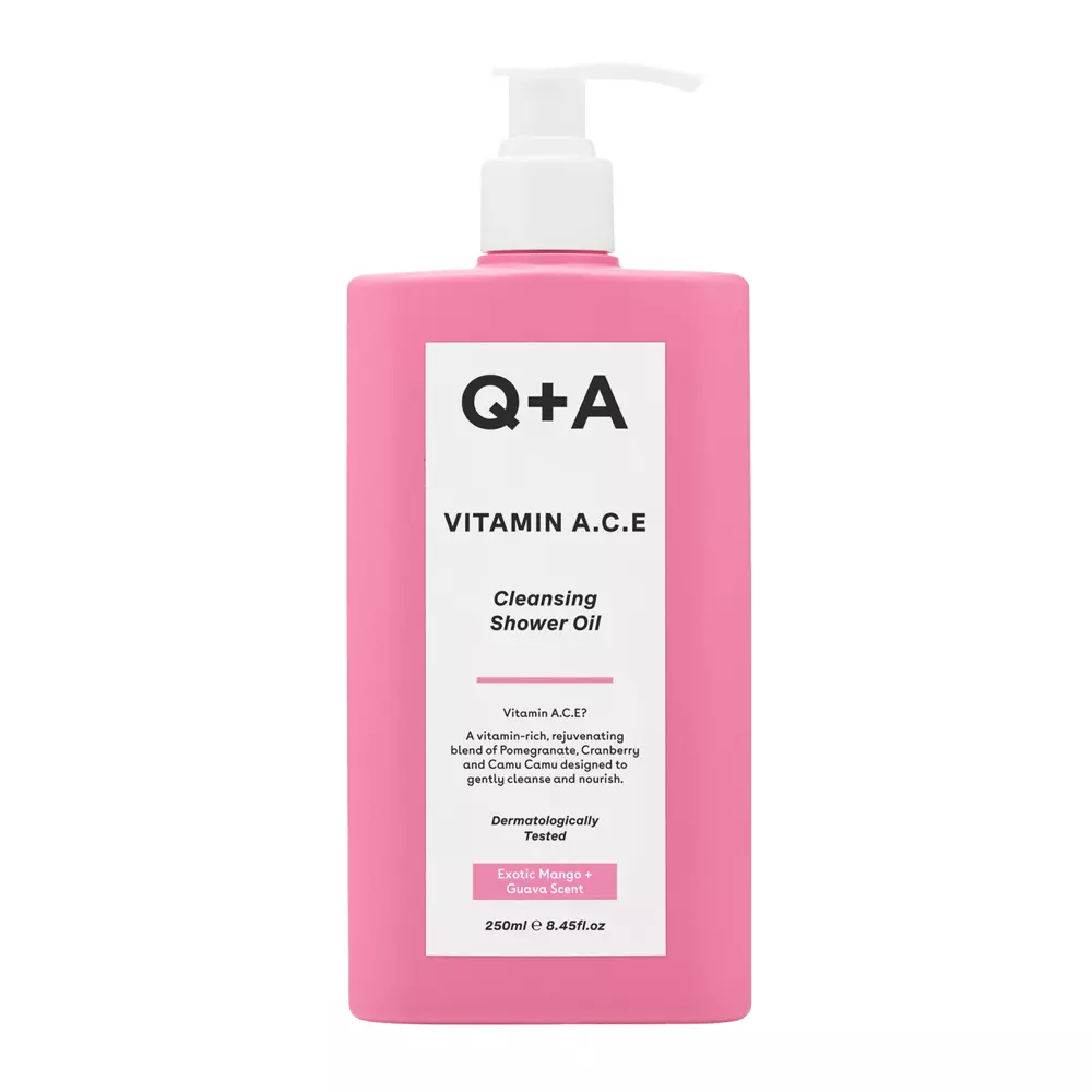 Q+A - Vitamin A.C.E Shower Oil - Вітамінізована олія для душу - 250ml