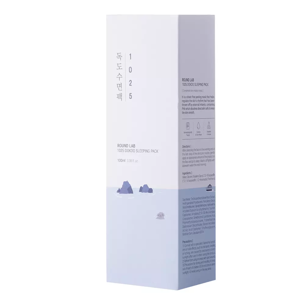 Round Lab - Відновлювальна нічна маска для обличчя - 1025 Dokdo Sleeping Pack - 100ml